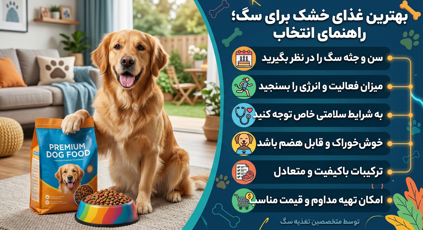 بهترین غذای خشک سگ